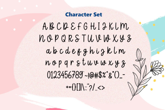 Pinky Spring Font Poster 5