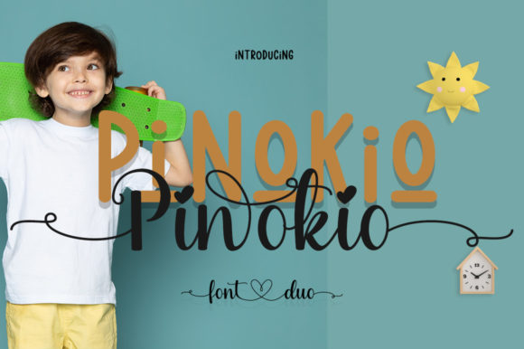 Pinokio Font Poster 1