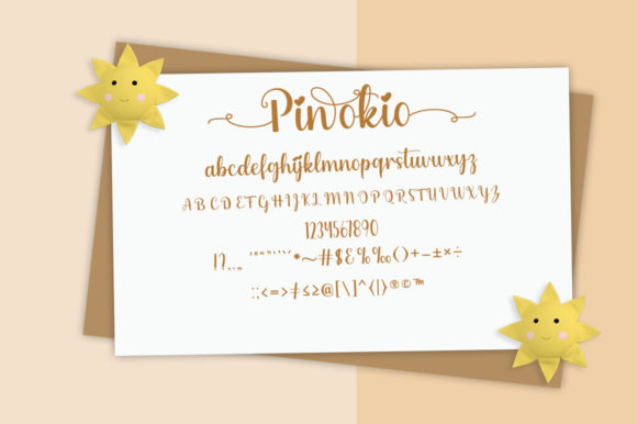 Pinokio Font Poster 5