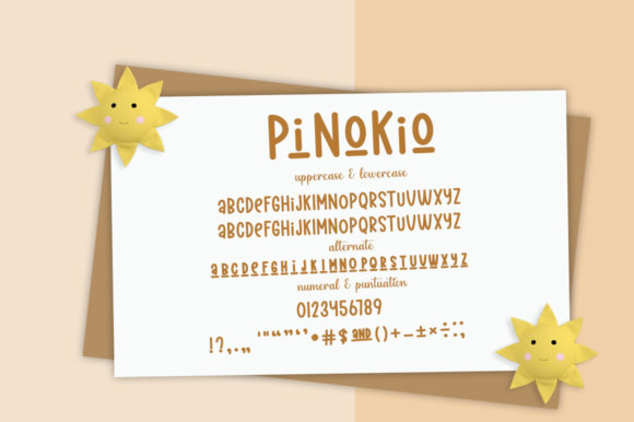 Pinokio Font Poster 9