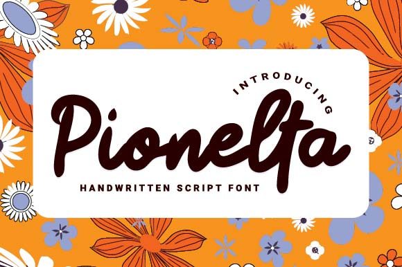 Pionelta Font Poster 1