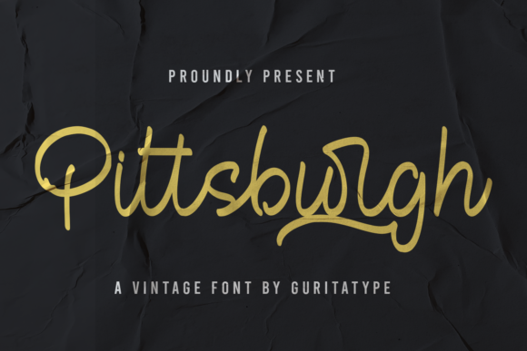 Pitttsburgh Font Poster 1