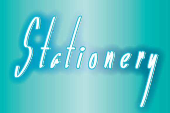 Place of Business Font Poster 2