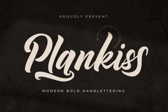 Plankiss Font Poster 1