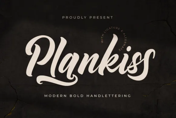 Plankiss Font Plankiss Font Poster 1