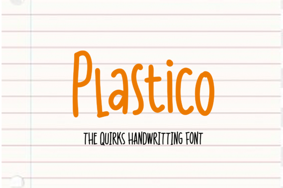 Plastico Font Poster 1