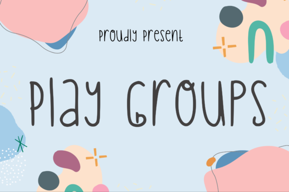 Play Groups Font Poster 1