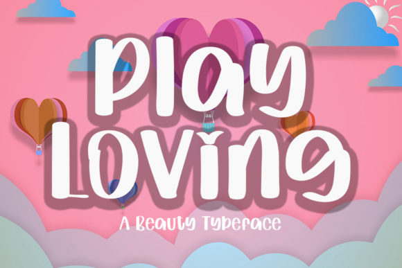 Play Loving Font Poster 1