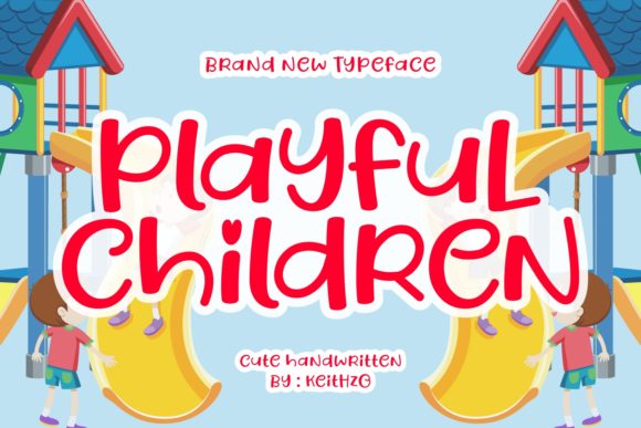 Playful Children Font Poster 1