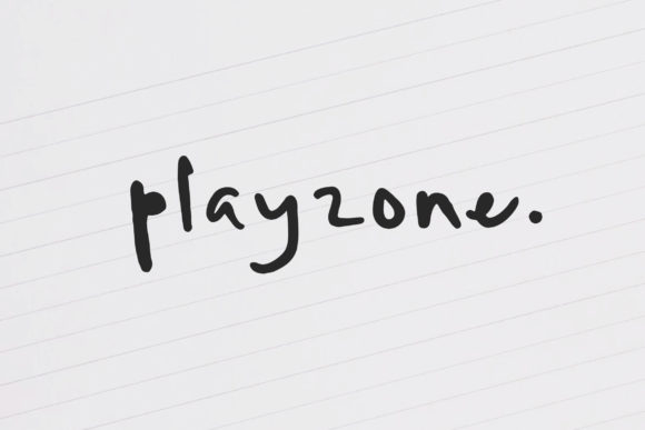 Playzone Font Poster 1
