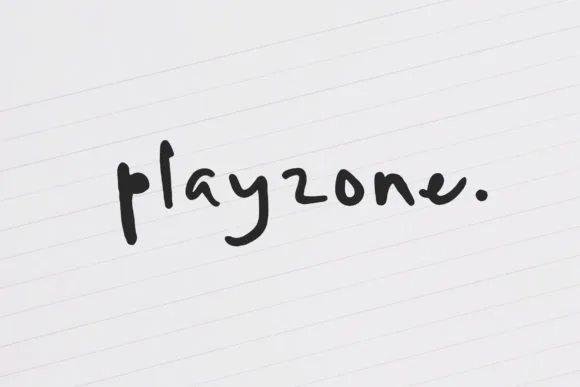 Playzone Font Playzone Font Poster 1