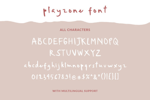Playzone Font Poster 5