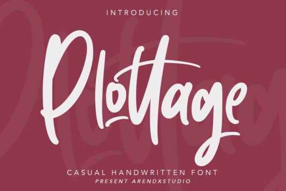 Plottage Font