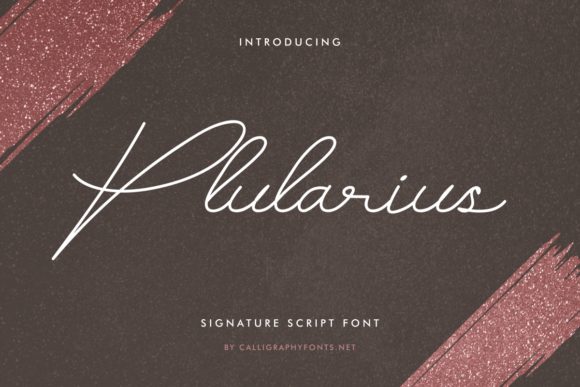 Plularius Font Poster 1