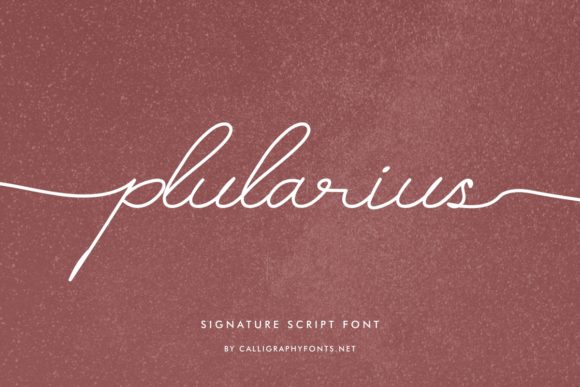 Plularius Font Poster 2