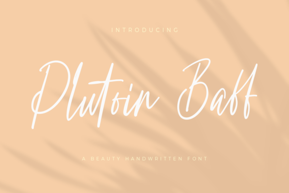 Plutoin Baff Font Poster 1