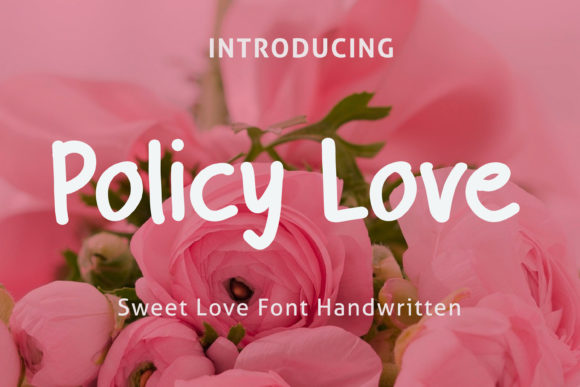 Policy Love Font Poster 1