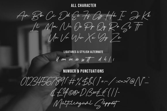 Pollaroid Font Poster 8