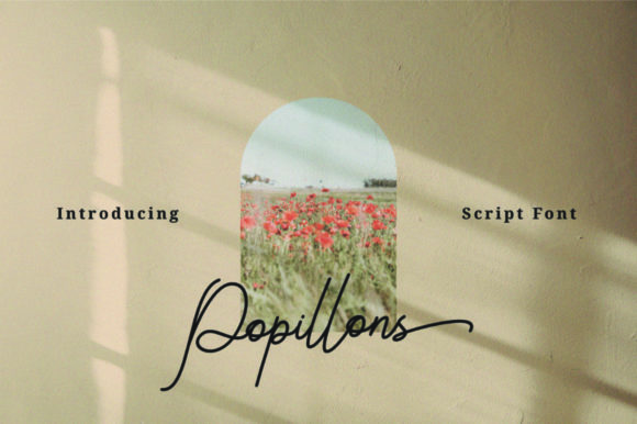 Popillons Font Poster 1