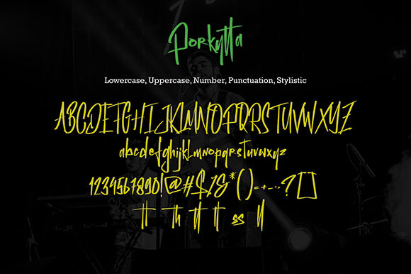 Porkytta Font Poster 8