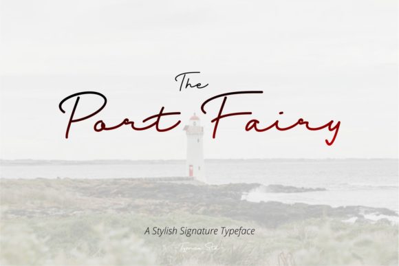 Port Fairy Font Poster 1