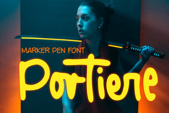 Portiere Font Poster 1