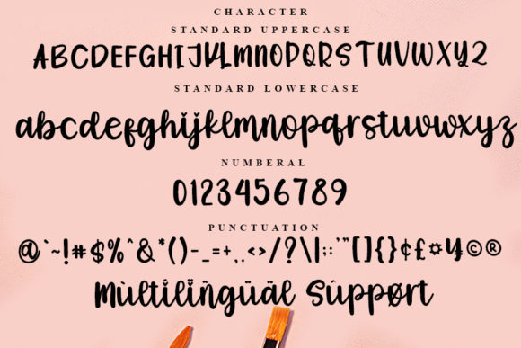 Positive Thingking Font Poster 5