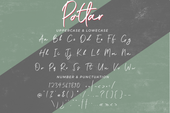 Potlar Font Poster 2