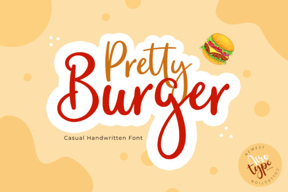 Pretty Burger Font Poster 1