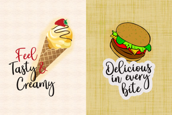 Pretty Burger Font Poster 7