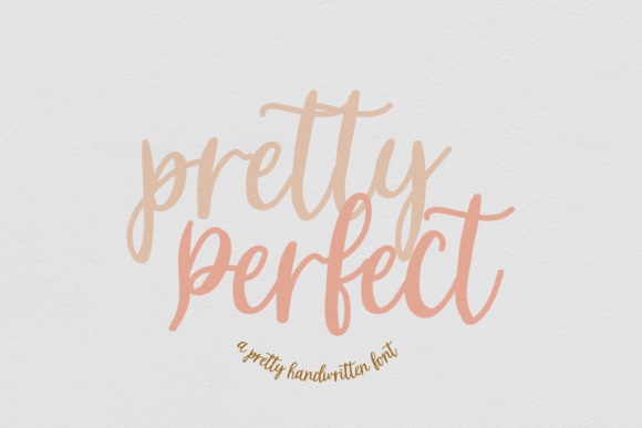 Pretty Perfect Font Poster 1