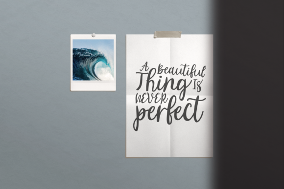 Pretty Perfect Font Poster 2