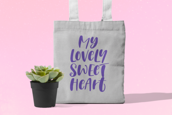 Pretty Pink Font Poster 2