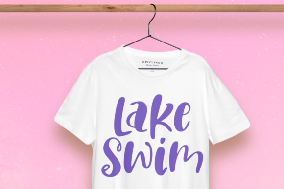 Pretty Pink Font Poster 3