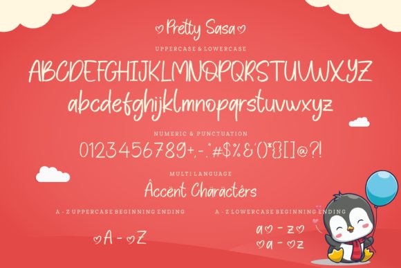 Pretty Sasa Font Poster 4
