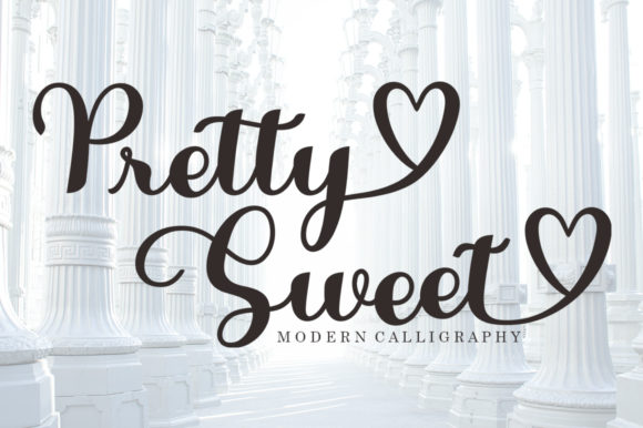 Pretty Sweet Font Poster 1