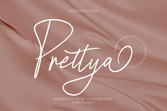 Prettya Font Poster 1