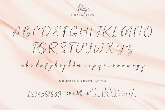 Prettya Font Poster 7