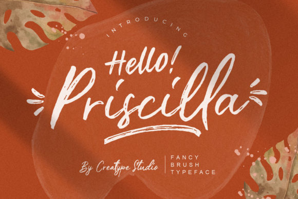 Priscilla Font Poster 1
