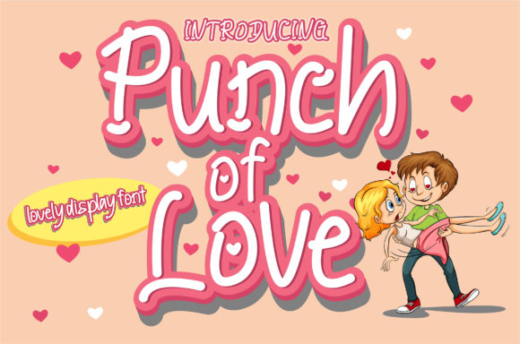 Punch of Love Font Poster 1