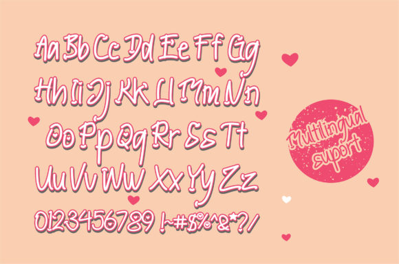 Punch of Love Font Poster 2