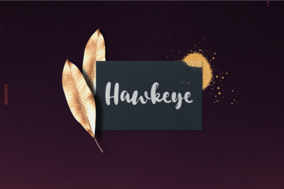 Purple Sky Font Poster 5