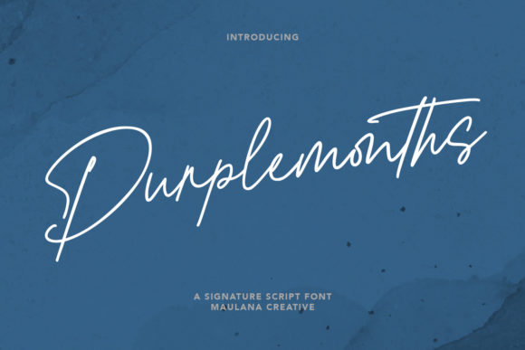 Purplemonths Font