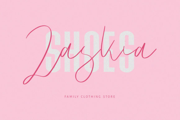 Puspa Script Font Poster 2