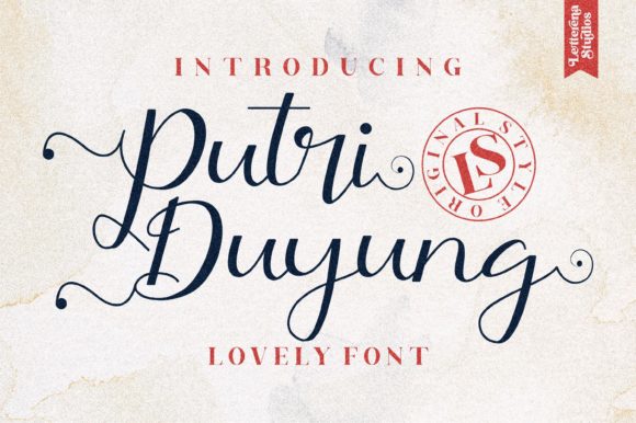 Putri Duyung Font Poster 1