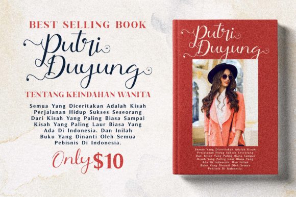 Putri Duyung Font Poster 3