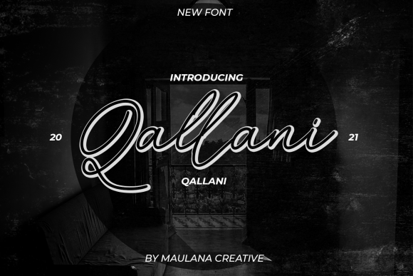 Qallani Font Qallani Font Poster 1