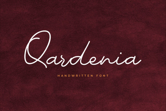 Qardenia Font Poster 1