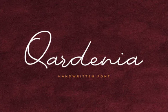 Qardenia Font Poster 1