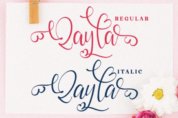 Qayla Font Poster 15